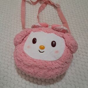 My Sweet Piano Cute Pink Kids   Crossbody Bag  Plush New No Tag